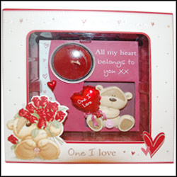 "Archies Fizzy Moon Teddy with Candle -1 - Click here to View more details about this Product